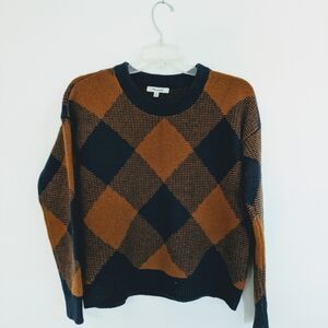 Madewell XXS Mullen Pullover Sweater in Plaid